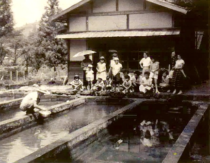 神坂養魚場の歴史 — 昭和初期の養殖池